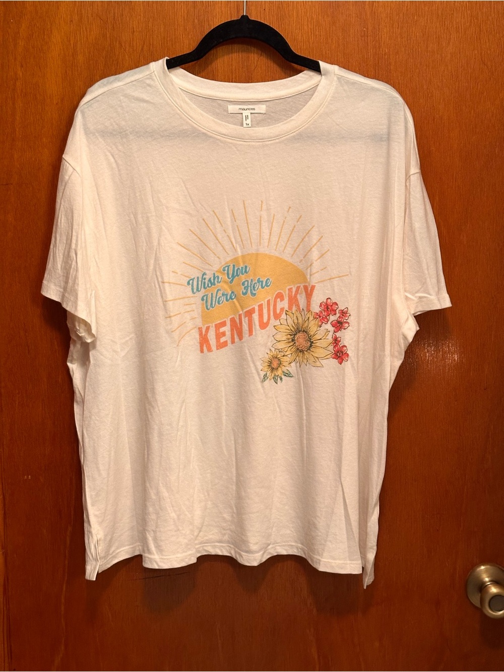 Maurices Cream Crewneck Tee